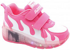 Кроссовки со светодиодами, вмонтированными в подошву либо с мигающими лампочками торговой марки Зебра