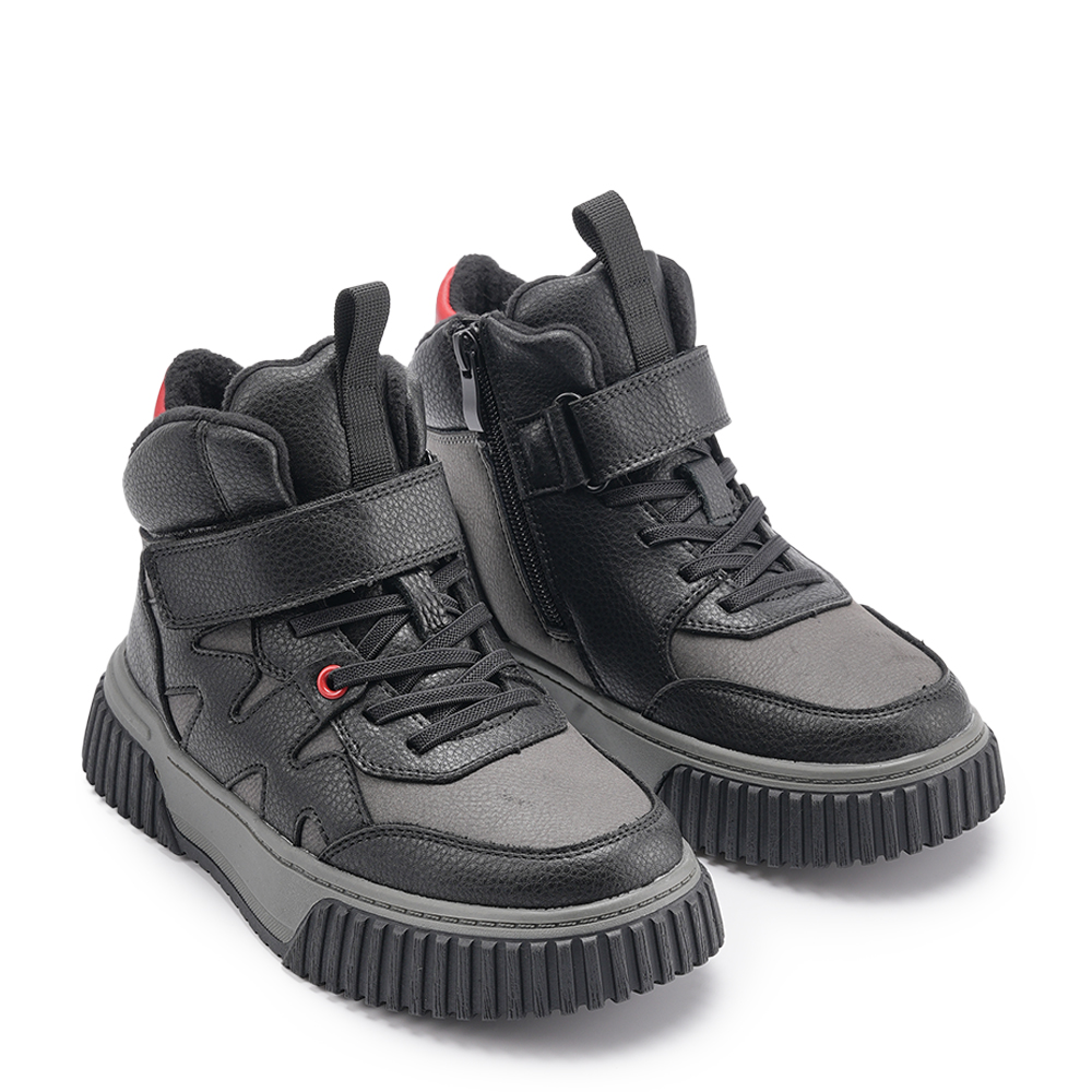 Ботинки зимние Shagovita 550522 Ш.Черно-серый Ботинки зимние Shagovita 550522 Ш.Черно-серый