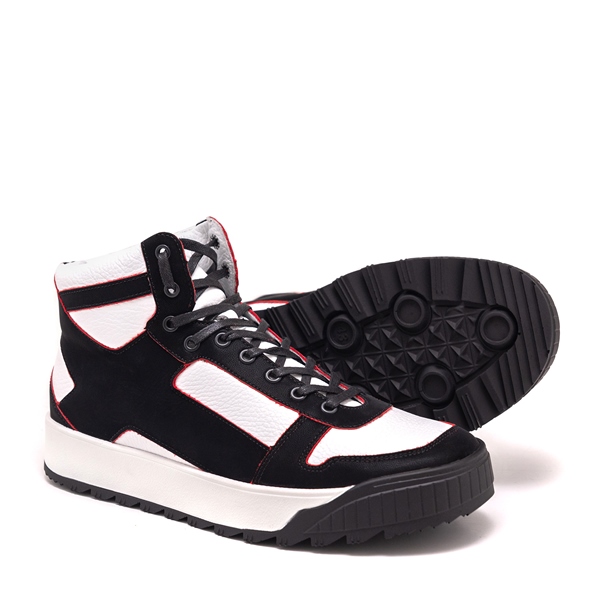 Ботинки демисезонные мужские Shagovita 55346К-1.черно-белый Ботинки демисезонные мужские Shagovita 55346К-1.черно-белый