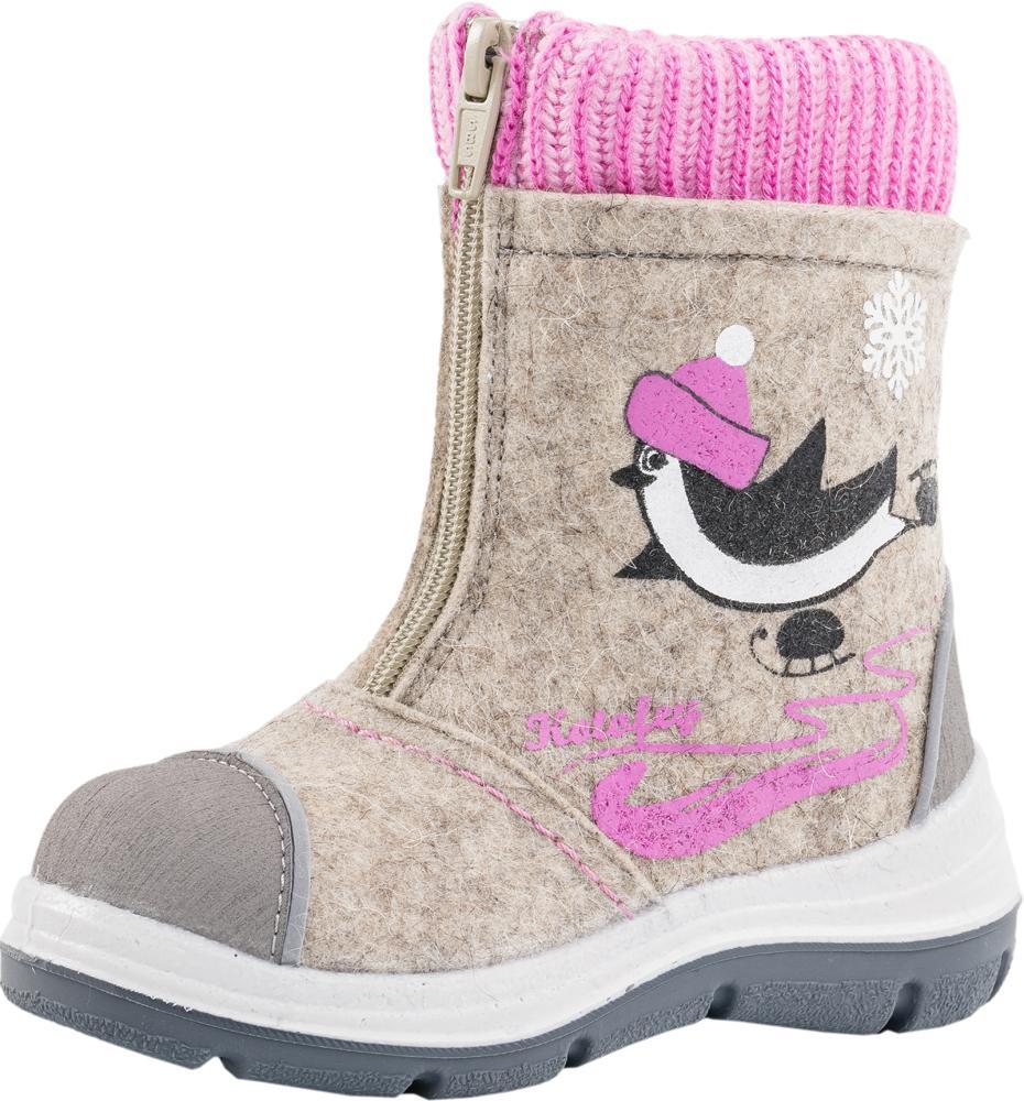 Детские валенки с резиновой подошвой